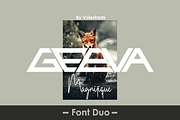 Geeva, a Sans Serif Font by Voleshads (Thumbnail 1 of 7)