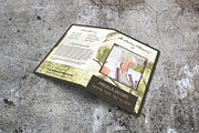 Green Leaves Funeral Program, a Brochure Template by Final Tribute (Thumbnail 4 of 5)