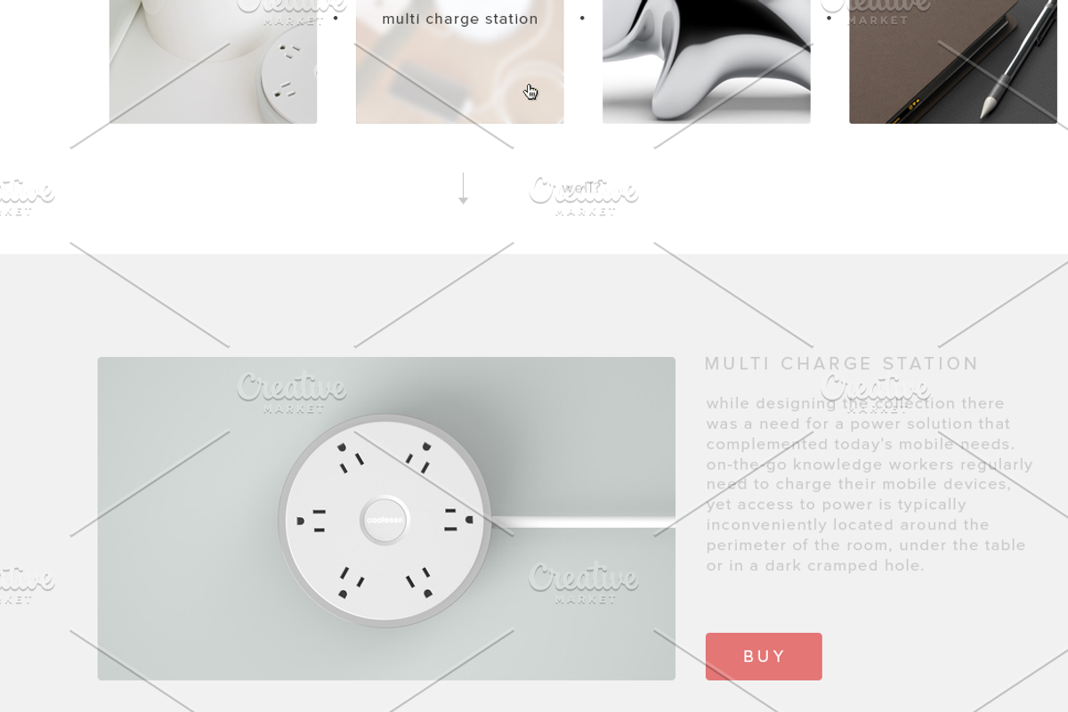Spaced - PSD Website Template, a Websites & App Template by Goodies! (Photo 3 of 4)