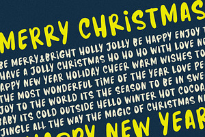 Joy Your Christmas Handwritten Font