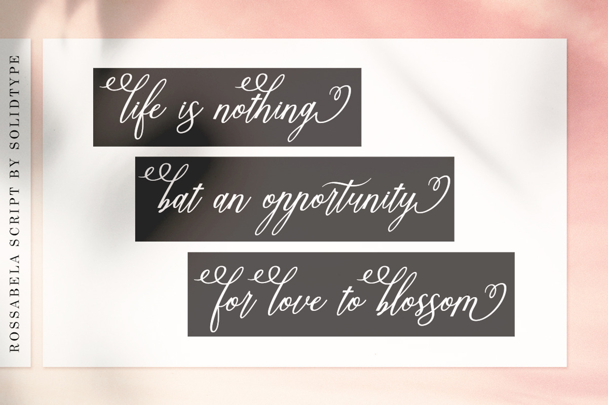 Rossabela Script preview 2