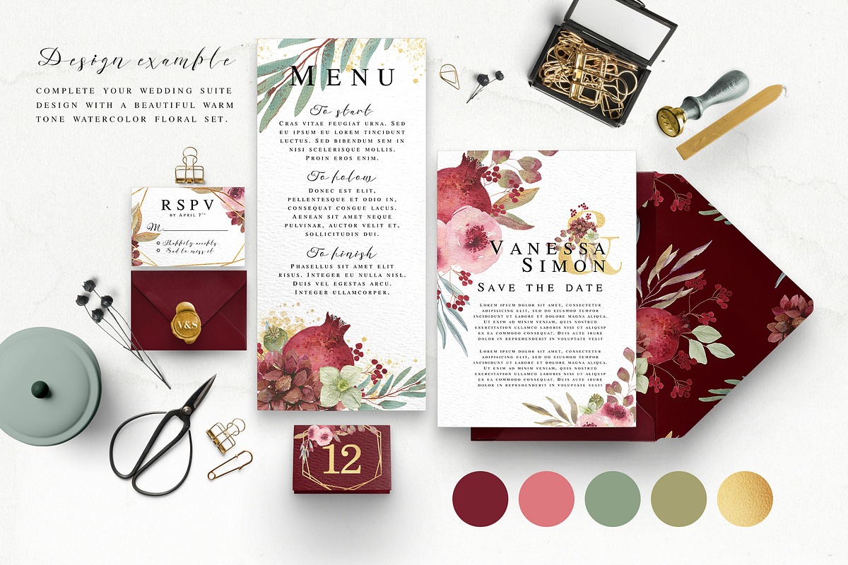 November - watercolor set, an Illustration by Charushella (Photo 3 of 11)