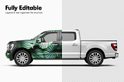 Pickup Truck Mockup 10, a Product Mockup by Mockupix (Thumbnail 3 of 12)