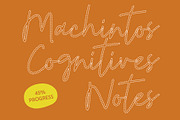 CS Mileya Dashed, a Script Font by Craft Supply Co. (Thumbnail 4 of 8)
