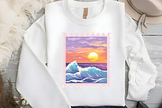 Summer Postage Stamp Clipart, an Illustration by DreamCafeArt (Thumbnail 4 of 5)
