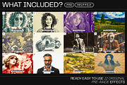 12 Photo Effect Templates, a Layer Style Add-On by iDoodle Studio (Thumbnail 2 of 6)
