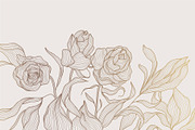 Line Flowers Illustrations, a Decorative Illustration by Marylia (Thumbnail 5 of 19)