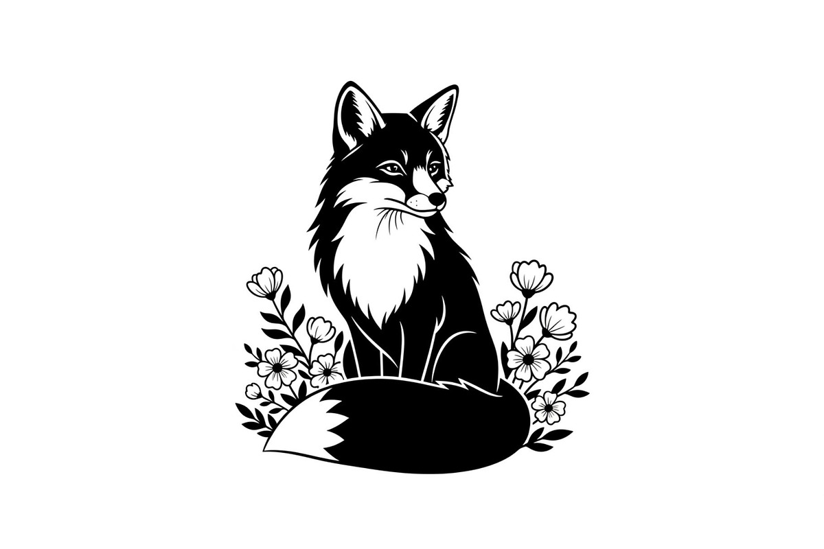 Cute Fox Silhouette Bundle, an Illustration by Designs_River (Photo 23 of 31)