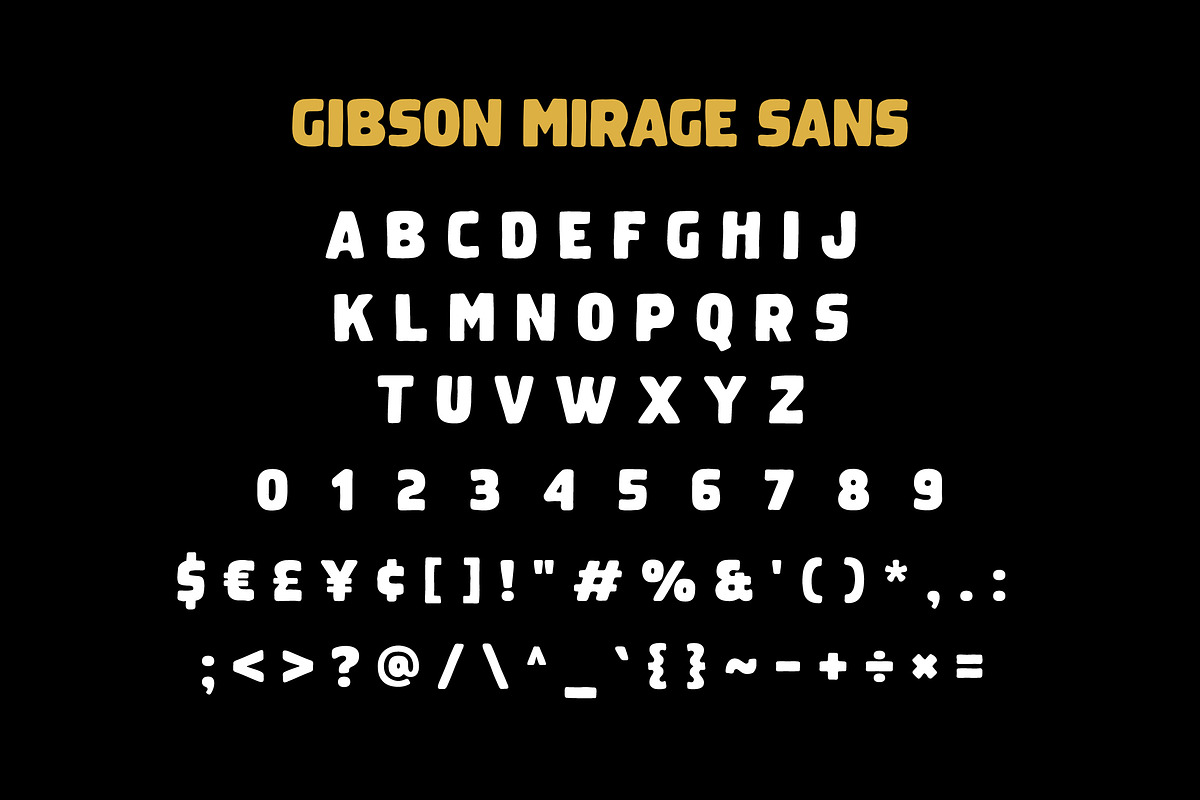 Gibson Mirage – Vintage Font, a Handwritten Font by Grezline Studio (Photo 10 of 11)