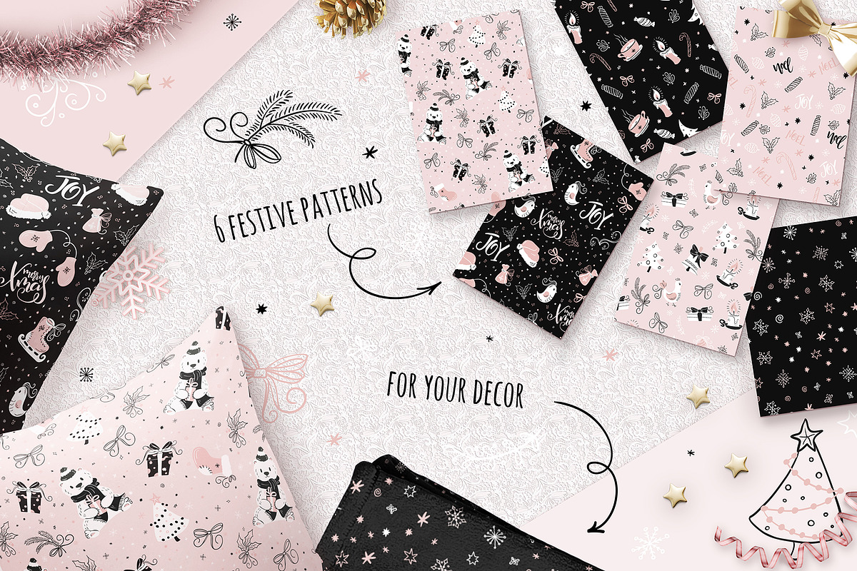Rose Dream Christmas collection, an Object Graphic by catary art (Photo 6 of 13)