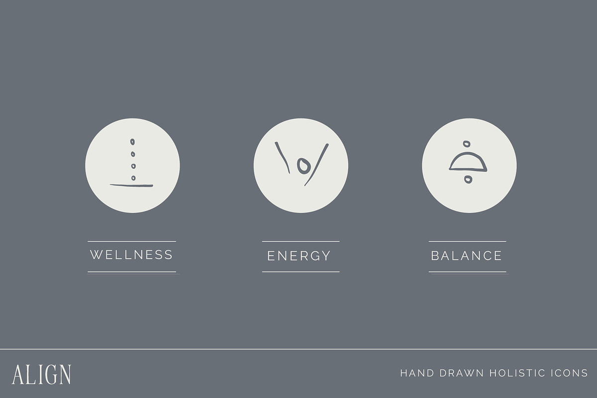 Wellness Holistic Boho Yoga Icons, an Outline Icon by CreativeWilderness (Photo 5 of 10)
