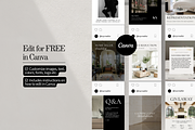 Real Estate Instagram Canva Bundle, a Social Media Template by Warmsoulgallery (Thumbnail 4 of 10)
