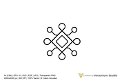Abstract Diamond Swirl Logo, a Branding & Logo Template by Vectorium Studio (Thumbnail 1 of 16)