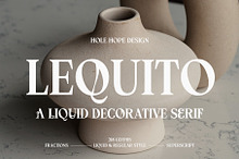 Lequito | Liquid Decorative Serif