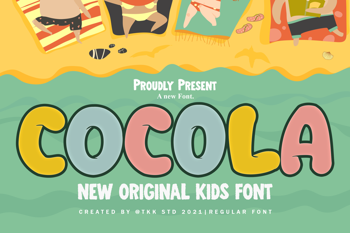 COCOLA - Kids Font, a Sans Serif Font by tokokoo (Photo 1 of 13)