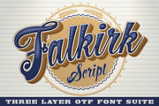 Falkirk Script Font Family, a Script Font by Mysterylab Designs (Thumbnail 1 of 9)