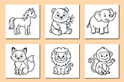 Animal Farm coloring pages, an Education Illustration by Art Zooted (Thumbnail 6 of 7)