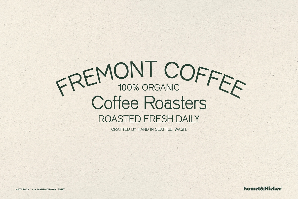 Haystack, a Sans Serif Font by Komet & Flicker (Photo 4 of 13)