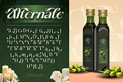 Brideside, a Serif Font by Burntilldead (Thumbnail 10 of 12)