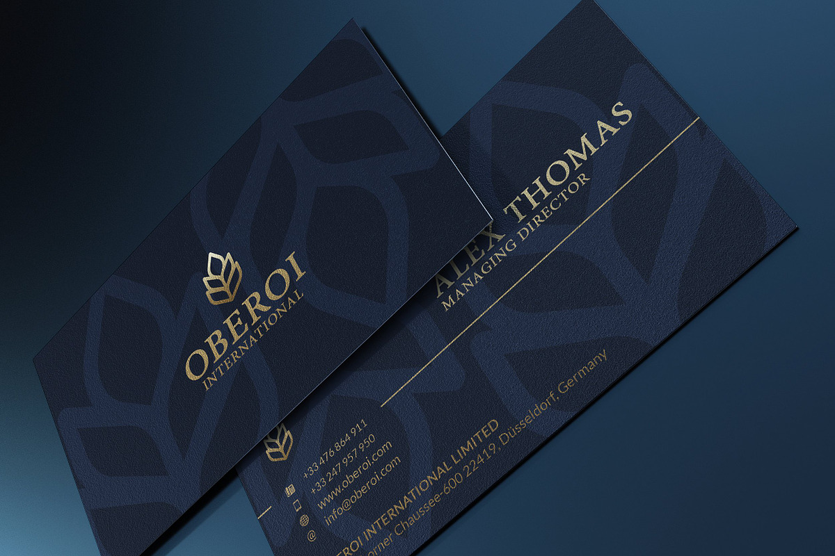 50 Golden Business Cards Bundle, a Business Card Template by Marvel (Photo 21 of 51)