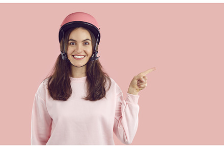 Cheerful young woman in pink, a Person Photo by StudioRomantic