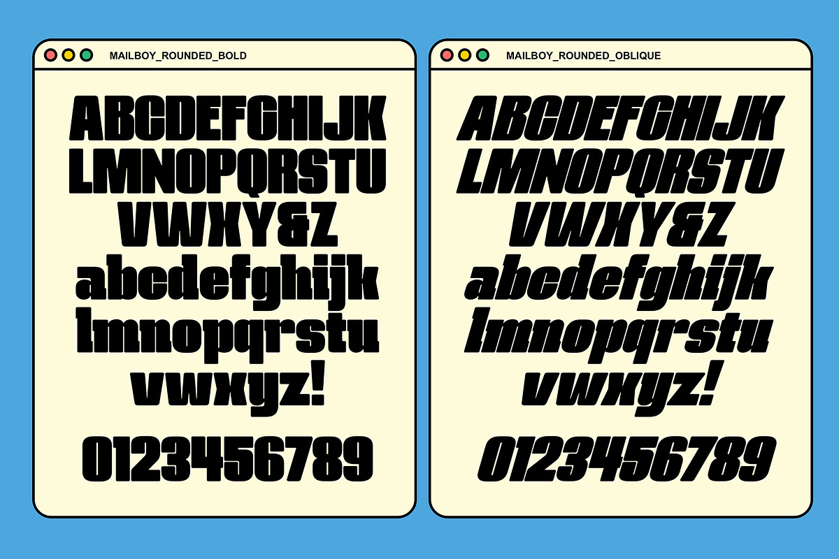 Mailboy - Rounded Bold, a Sans Serif Font by Graptail (Photo 10 of 10)