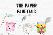 The Paper Pandemic Clipart, an Object Illustration by Autumn Breeze (Thumbnail 2 of 4)