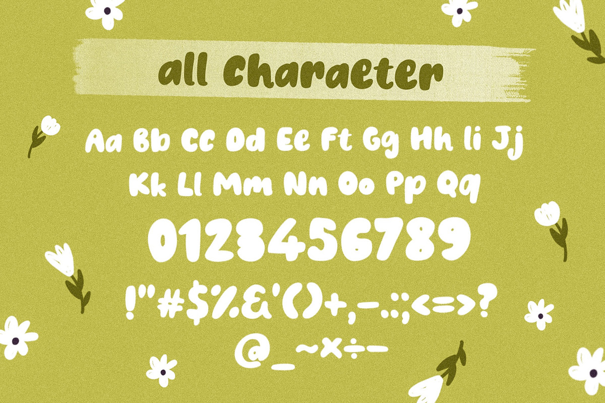 Butter Cupsmile Font, a Handwritten Font by MyFontsShop (Photo 5 of 5)