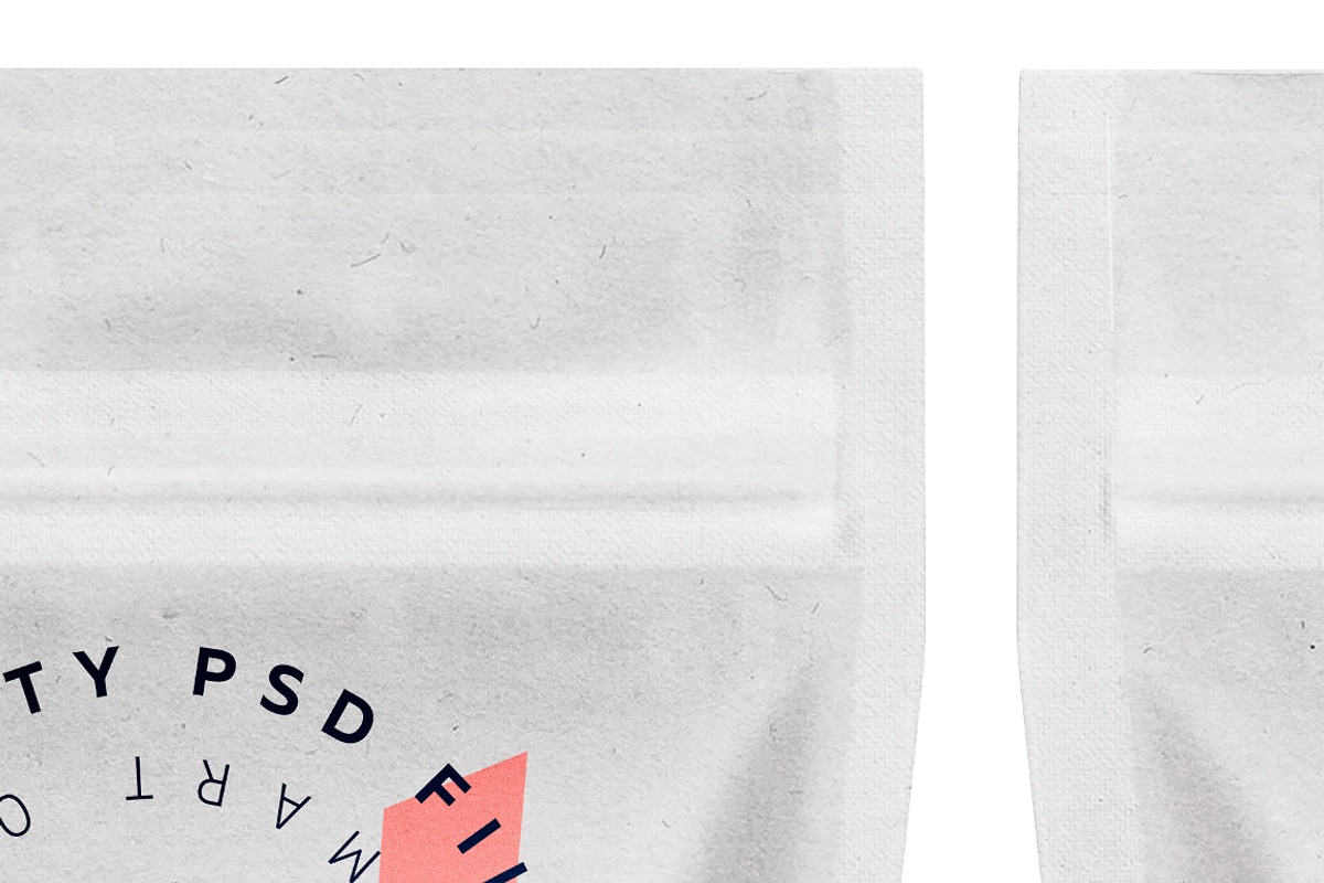 Two White Paper Bags Mockup, a Packaging Mockup by Reformer Mockup (Photo 2 of 6)