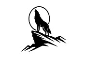 40 Wolf Moon Silhouette Vector Bundl, an Illustration by Amazin_art (Thumbnail 31 of 41)