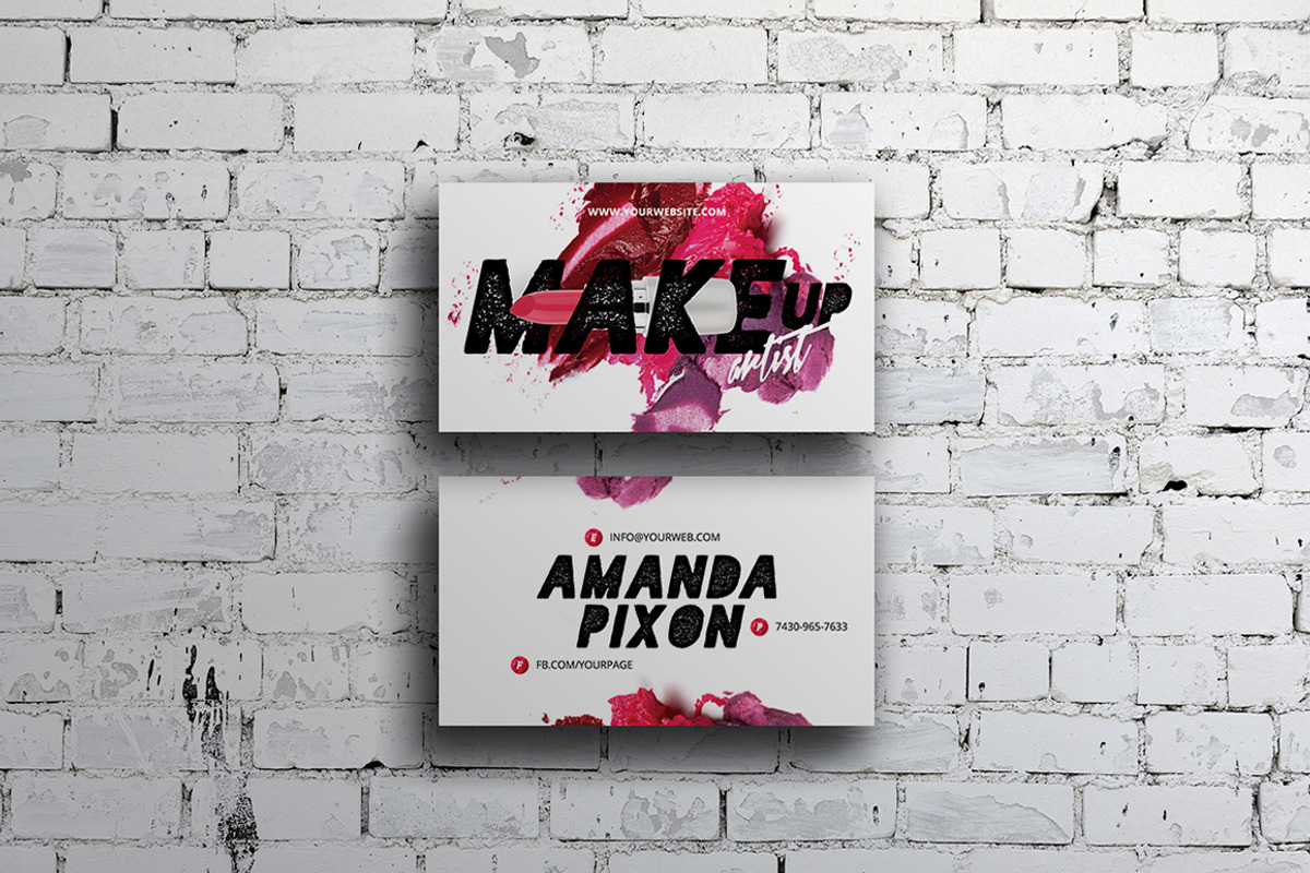 Makeup Artist - Business Card 68, a Business Card Template by Cooledition (Photo 3 of 5)