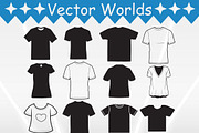 Short Sleeve Tshirt SVG, Tshirt SVG, an Object Graphic by VectorWorlds (Thumbnail 3 of 3)