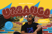 Urbanco Creative Bubble Font, a Script Font by Catalystco Studio (Thumbnail 1 of 7)