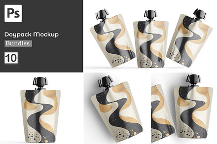 Doypack packaging Mockup Bundles