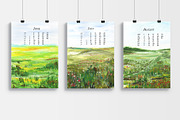Summer Landscapes, an Illustration by Ann Bright (Thumbnail 2 of 8)