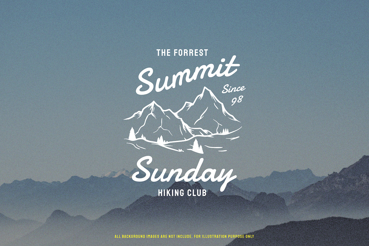 Summer Beach, Summit & Dessert Badge, a Branding & Logo Template by Dordar.Lab (Photo 4 of 6)