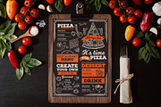 Vintage food menu MockUps, a Print Template by BarcelonaShop (Thumbnail 5 of 7)