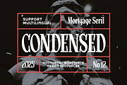 Mortgage Condensed – Classic Font, a Serif Font by Nocturnal Workspace (Thumbnail 3 of 7)