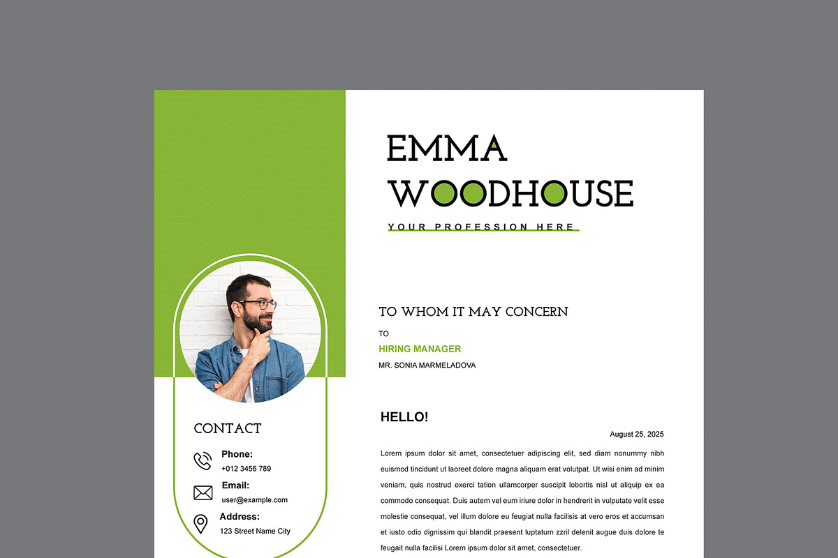 Resume Template Design Layout, a Resume Template by MightyDesign (Photo 4 of 8)