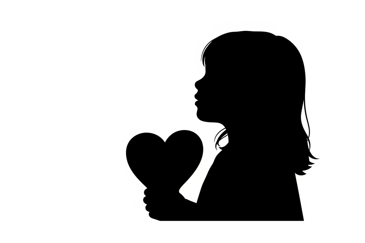 Cute Love Girl Silhouette Bundle, an Illustration by Designs_River (Photo 44 of 53)