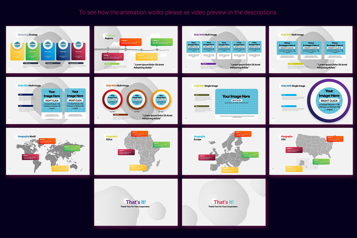 Animated PowerPoint Template, a Presentation Template by SCworkspace (Photo 25 of 25)
