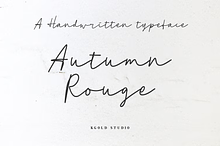 Autumn Rouge Handwriting Script