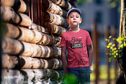 Boy T-Shirt Mock-Up Set, a Shirt Mockup by PuneDesign (Thumbnail 6 of 6)