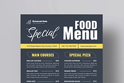 Restaurant Food Menu Template Design, a Flyer Template by MightyDesign (Thumbnail 2 of 8)