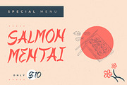 Blossom Sakura | Japanese Brush, a Script Font by Denustudios (Thumbnail 4 of 14)