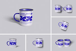 Enamel Mug Mockup, a Cups & Container Mockup by Afif_studio