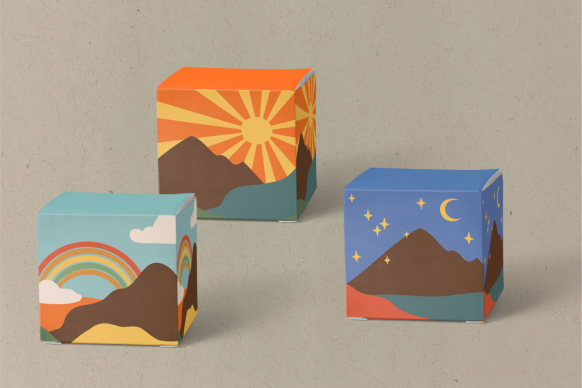 Groovy abstract landscape creator, a Decorative Illustration by LyubovZaytseva (Photo 16 of 18)
