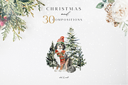 Christmas mood - watercolor set, a Seasonal Illustration by Youksy (Thumbnail 10 of 20)
