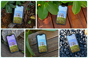 iPhone Nature Mockups, an iPhone Mockup by Arpit Brandings (Thumbnail 1 of 7)