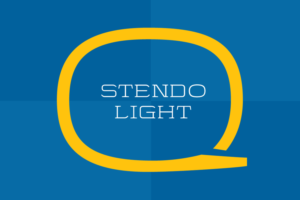 Stendo Extended Light - Wide Font